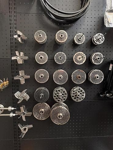 Решётки и ножи для промышленных мясорубок №12, №22 и №32 (Турция)