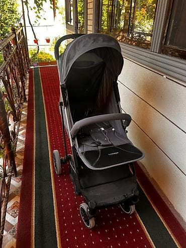 прогулочная коляска чемодан: Прогулочная коляска LUXMOM, серый цвет. Особенности: - Легкая — 5