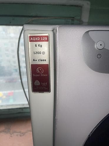 Техника жана электроника: Стиральная машина Hotpoint-Ariston Aqualtis AQXD 129. - Загрузка: 6 — 2