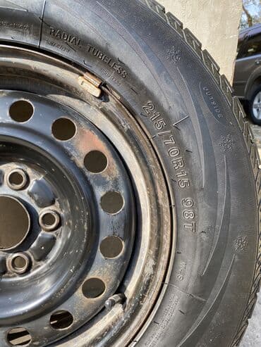 набор ключей для автомобиля цена бишкек: Колеса в сборе 215 / 70 / R 15, Зима, Б/у, Комплект, Легковые, Железные, отверстий - 5 — 3