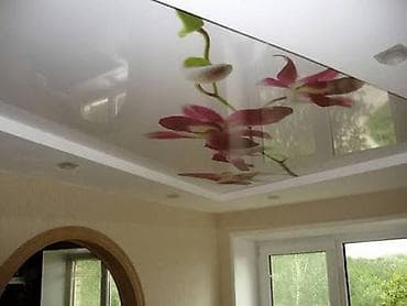 motion design: Натяжной потолок Глянцевое, Матовое, 3D потолки Гарантия, Бесплатная консультация, Бесплатный замер — 5