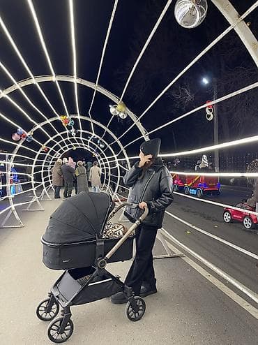 Коляски: Коляска, цвет - Черный, Новый — 2