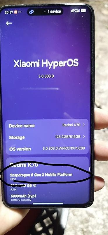 redmagic nova: Redmi, Redmi K70, Б/у, 512 ГБ, цвет - Черный, 2 SIM — 5