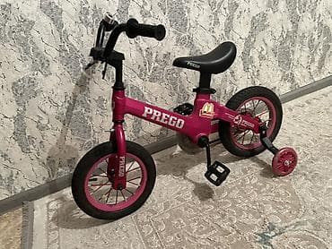 Детские велосипеды: Детский велосипед Prego, розовый. Особенности: - Легкая рама с низкой — 2