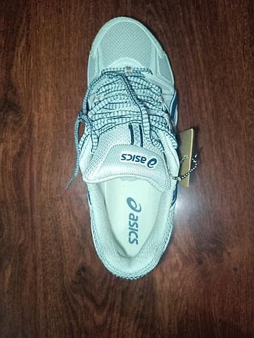 мужские купальные шорты: Мужские кроссовки, 42.5, 43, Asics, Новый, цвет - Серый, Платная доставка — 4