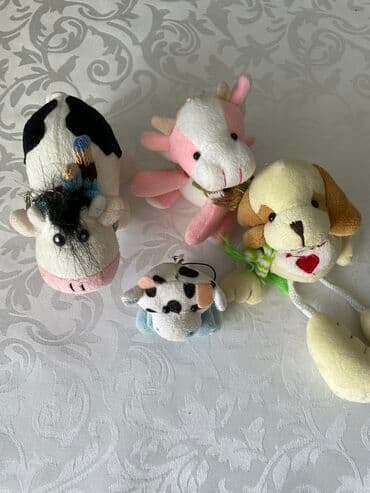 чебурашка из плюшевой пряжи: Игрушки-брелоки. Мягкие игрушки небольшого размера. В хорошем — 1