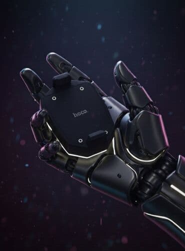 мини колонка: Портативный охладитель Hoco черного цвета, предназначенный для — 1