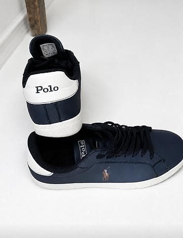 кеды polo: Мужские кроссовки, 42, Polo Ralph Lauren, Б/у, цвет - Синий, Самовывоз — 1