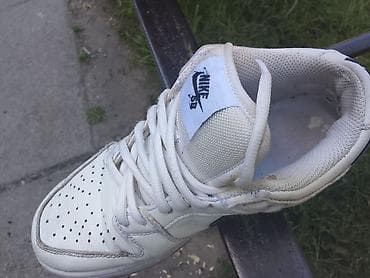 nike sb: Мужские кроссовки, 38, Nike, Б/у, цвет - Белый, Самовывоз — 5