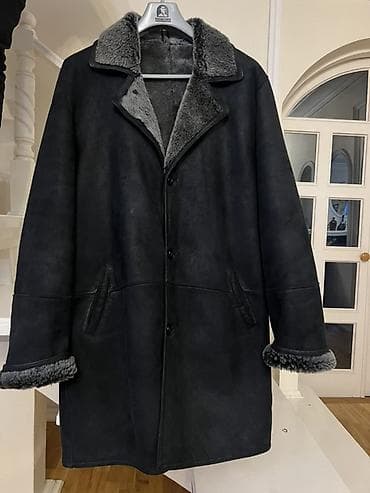 Мужская дублёнка, классический прямой крой. размер 50-52. - Цвет