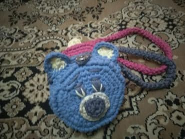 искусственные волосы на заколках бишкек: Сумочки из трикотажной пряжи для девочки. ручная работа крючок — 1