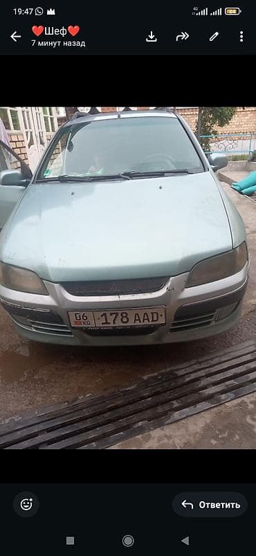 Mitsubishi Space Star: 2002 г., 1.6 л, Кол менен иштөөчү, Бензин, Бус — 1