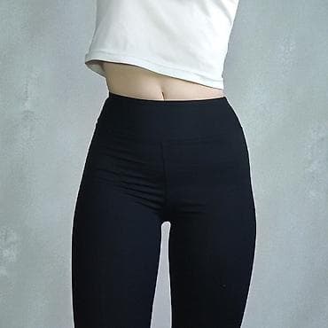 Женские леггинсы для спорта и повседневной носки - Посадка: высокая — 1