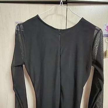 коктейли: Вечернее платье, Коктейльное, Трикотаж, С рукавами, L — 6