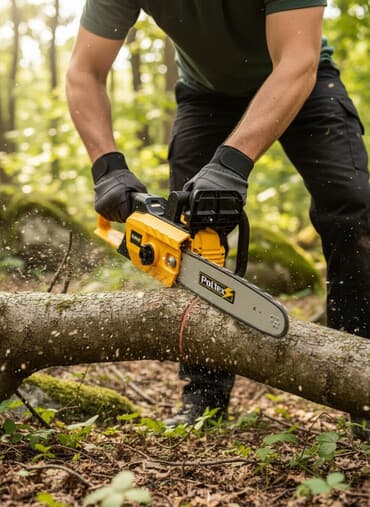 Электропила Poltex 1800 ват Полный комплект ДОСТАВКА бесплатная