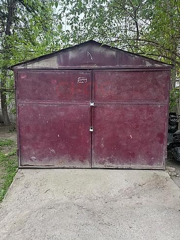 лист контейнер: Металлический гараж (ракушка/бокс) - Материал: стальной каркас и — 1