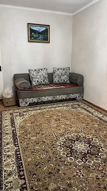 Батирлер: 2 бөлмө, Манас-Ата мкр., Үй-бүлөлүүлөргө, 1 жылдан баштап, Толугу менен эмереги бар — 6