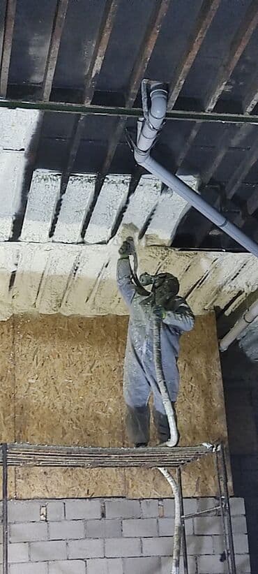 утепление домов фасадов: Утепление потолоков, Утепление крыши | Утепление завода, Утепление цеха, Утепление склада | Пенополиуретан Больше 6 лет опыта — 6