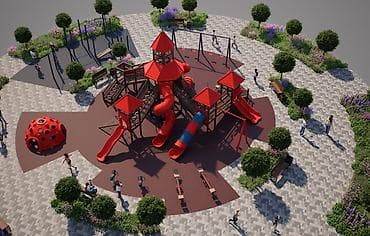 другое: Уличный комплекс для воркаута и ОФП детские площадки Описание: - — 9