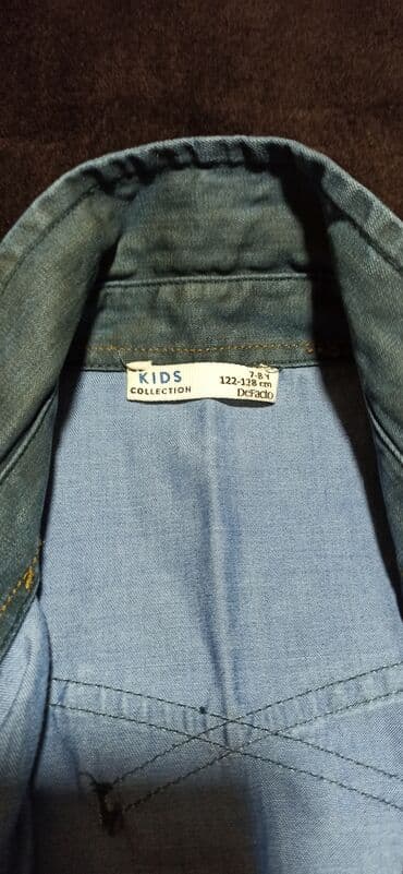 джинсы голубые: Рубашка, цвет - Голубой — 4