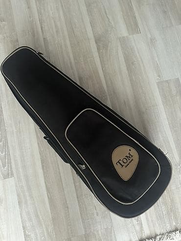 концерт: Укулеле концертного/сопрана формата TOM с чехлом - Корпус из махагони — 3