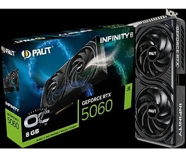 Видеокарта для ПК, Новый, Palit, GeForce RTX, 8 ГБ