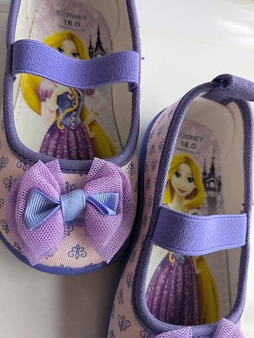 балетки 38: Детские балетки Disney Rapunzel, размер 16.0. На ножку 15 см — 2