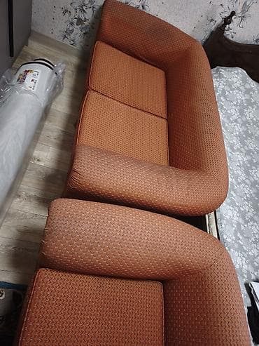 Прямой диван, Б/у, Двухместный