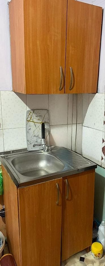 Дом и сад: Кухонный гарнитур, Б/у, цвет - Коричневый, ДСП — 3