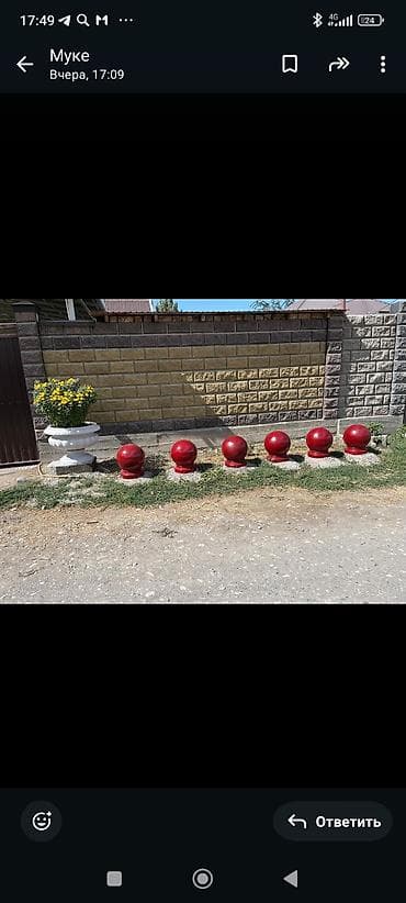 не нужное: Декоративные уличные вазоны/кашпо из бетона - Материал: архитектурный — 6