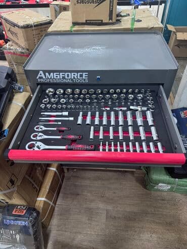 Amgforce профессиональный Ящик инструментов с колесами Высшего at lalafo.kg Amgforce профессиональный Ящик инструментов с колесами Высшего