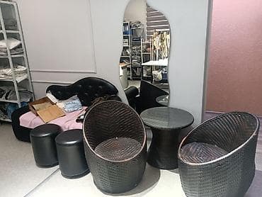 Дом и сад: Комплект садовой мебели, Кресла, Ротанг — 1