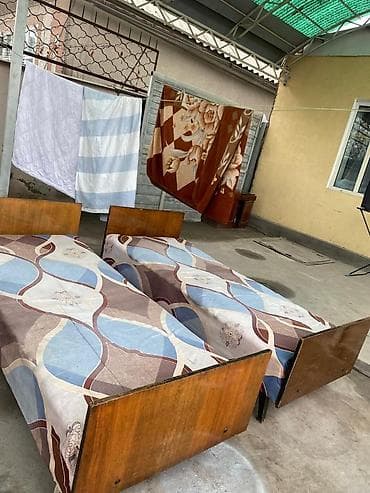 бир кишилик кроват: Две односпальные кровати в паре. - Формат: односпальные, классические — 1