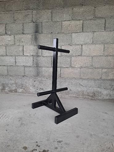 Велосипеддер: Подставка-стойка для дисков (олимпийских/стандартных) - Вертикальная — 2