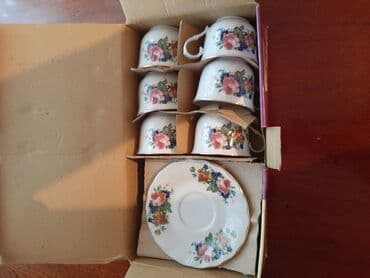 чайно кофейный набор: Продается набор чашек с блюдцами Fine Porcelain. Комплектация: Набор — 2