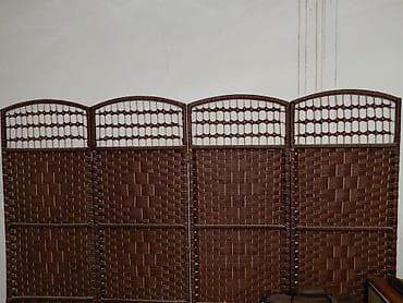 Ширмы, перегородки: Ширма, перегородка Материал: Ротанг, Колличество секций: 4, Плетёная, Для салона — 1