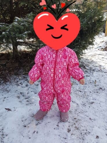 кышкы кийимдер: Продаю б/у зимнийочень тёплый, лёгкий и удобный комбез на 1-1,5 — 1