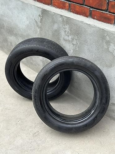 танк 180: Шины 225 / 55 / R 17, Лето, Б/у, Пара, Легковые, Корея, Hankook — 2