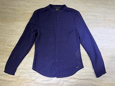 Блузка, В горох, Прозрачная модель