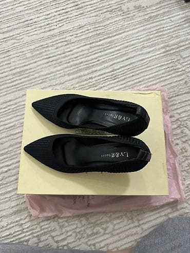 foot patch: Женские туфли-лодочки LY & S:light - Цвет: черный - Силуэт — 2