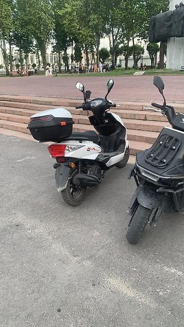 вынос для руля: Тип скутера 125 куб. см, Бензин, Б/у — 2