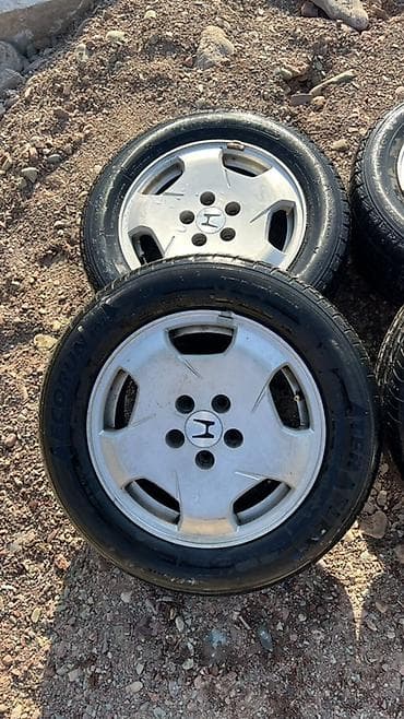 двигатель honda fit: Колеса в сборе R 16, Лето, Б/у, Комплект, Литые, отверстий - 5 — 2