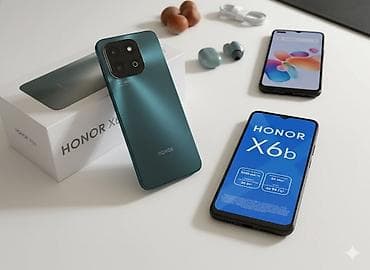 Honor X6b, Новый, 128 ГБ, цвет - Черный, 2 SIM
