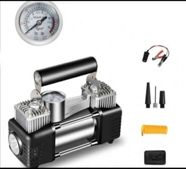 электронный насос для машины цена: Компрессор автомобильный+набор двухпоршневой + инструменты+бесплатная — 5