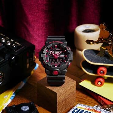 брендовые оригинальные часы: G-SHOCK Модель часов GA-700 Функции : секундомер, будильник, мировое — 2