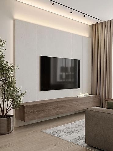 деревянные полки бишкек: Тумба и подставка для телевизора, Новый, Подвесная, ЛДСП, Бесплатная доставка, цвет - Бежевый — 5