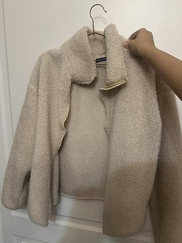 Теплая женская куртка из мягкого «шерпа» (fleece/плюш)