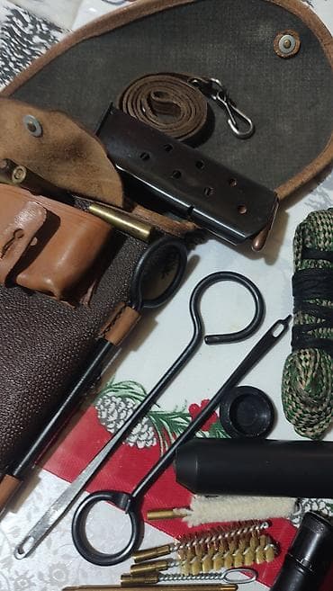 чехол для ружье: Кабура револьвера системы Наган шомпол-протирка наган ТТ ПМ магазин — 8