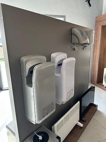 сушитель рук: Сушилка для рук ALMACOM HD-T1G Премиум класса цвет серый черный и — 3