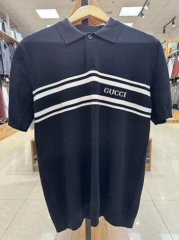 Шорты: Мужская футболка, L, Gucci, Новый, цвет - Белый, Бесплатная доставка — 3